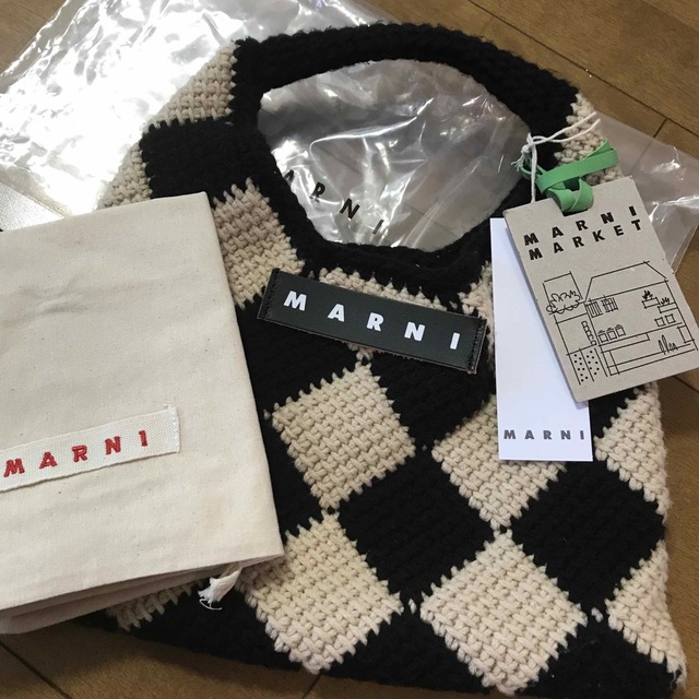 MARNI ニットバック small - トートバッグ