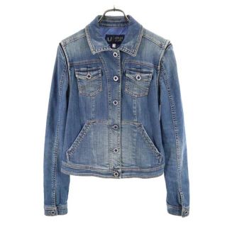 アルマーニジーンズ(ARMANI JEANS)のアルマーニジーンズ 2WAY デニムジャケット S ARMANI JEANS ジージャン レディース 【中古】  【230315】(ロングコート)