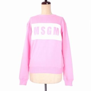 エムエスジイエム(MSGM)のエムエスジーエム MSGM スウェット トレーナー 長袖 プルオーバー XS(トレーナー/スウェット)