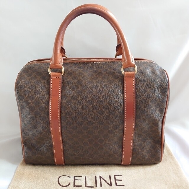 celine(セリーヌ)の美品 CELINE マカダム柄 ハンドバッグ ミニボストン レディースのバッグ(ハンドバッグ)の商品写真