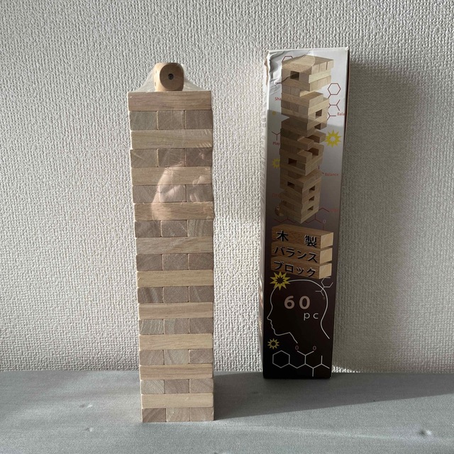 木製バランスブロック エンタメ/ホビーのテーブルゲーム/ホビー(トランプ/UNO)の商品写真
