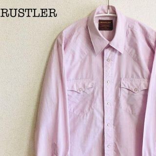 ラングラー(Wrangler)の《90s/古着》ラストラーRUSTLER ストライプシャツ ヴィンテージ(シャツ)