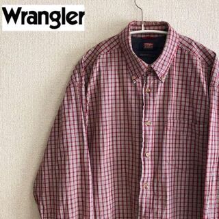 ラングラー(Wrangler)の《ラングラー》チェックシャツ BDシャツ 90s 古着 メンズ(シャツ)