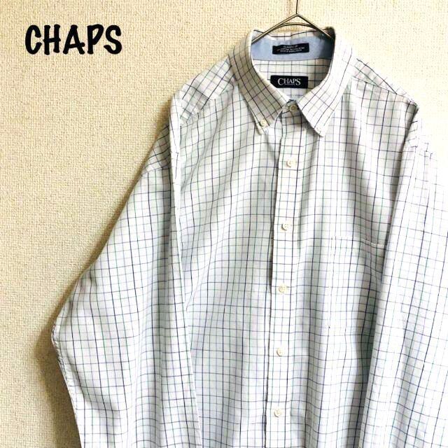 CHAPS CLASSIC FIT チェックシャツ L メンズ