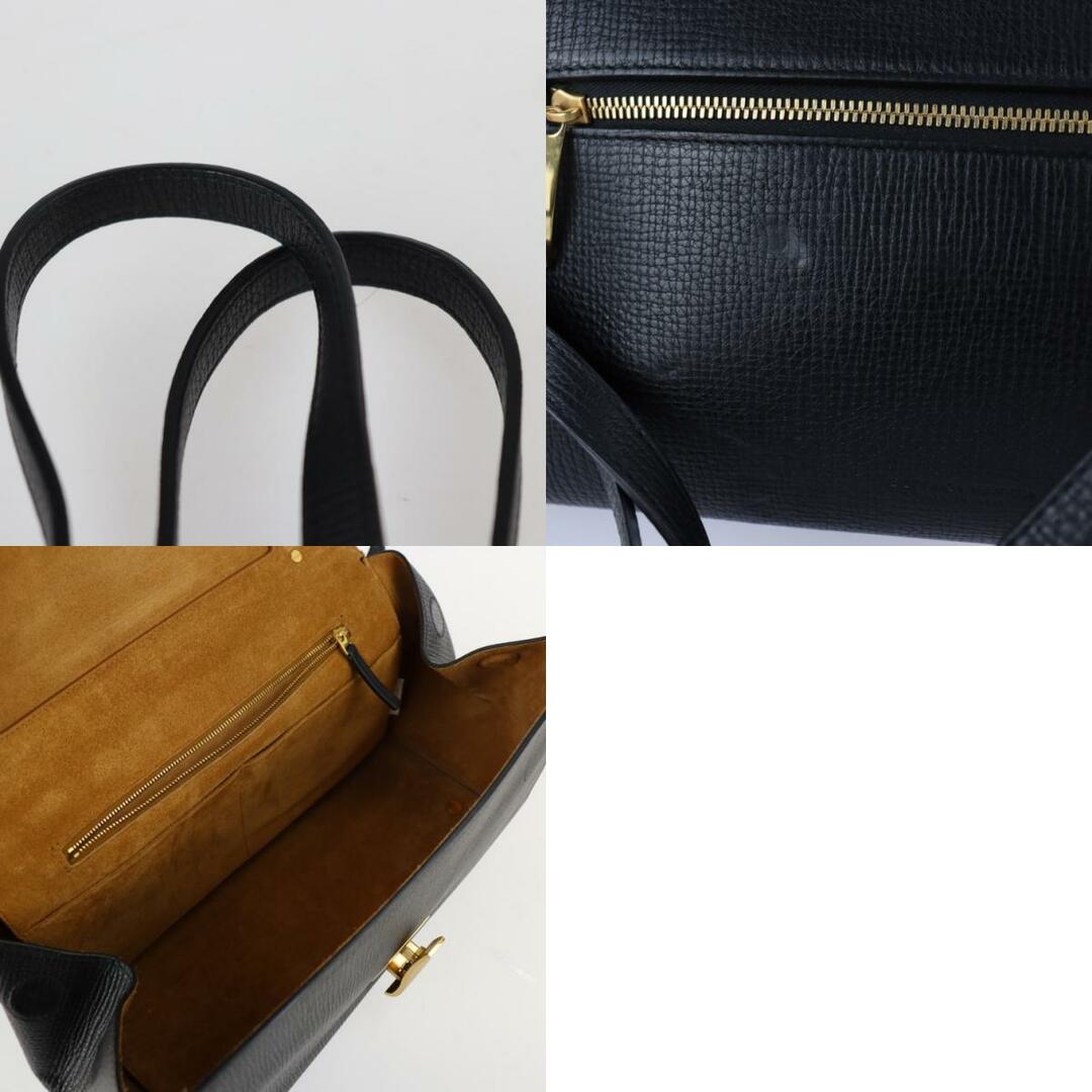 Bottega Veneta(ボッテガヴェネタ)のBOTTEGAVENETA ボッテガヴェネタ パルメラート ANGLE アングル ショルダーバッグ 576143   カーフレザー ブラック ゴールド金具  クロスボディ 【本物保証】 レディースのバッグ(ショルダーバッグ)の商品写真