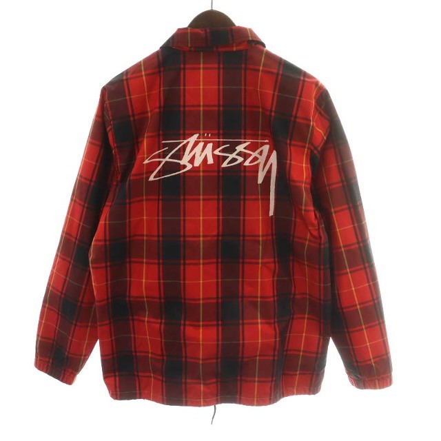 stussy ステューシー コーチジャケット 赤黒 | www.imperialspamilano.it