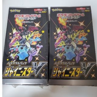 ポケモン - 新品】シャイニースターv 4box 未開封 シュリンク付きの