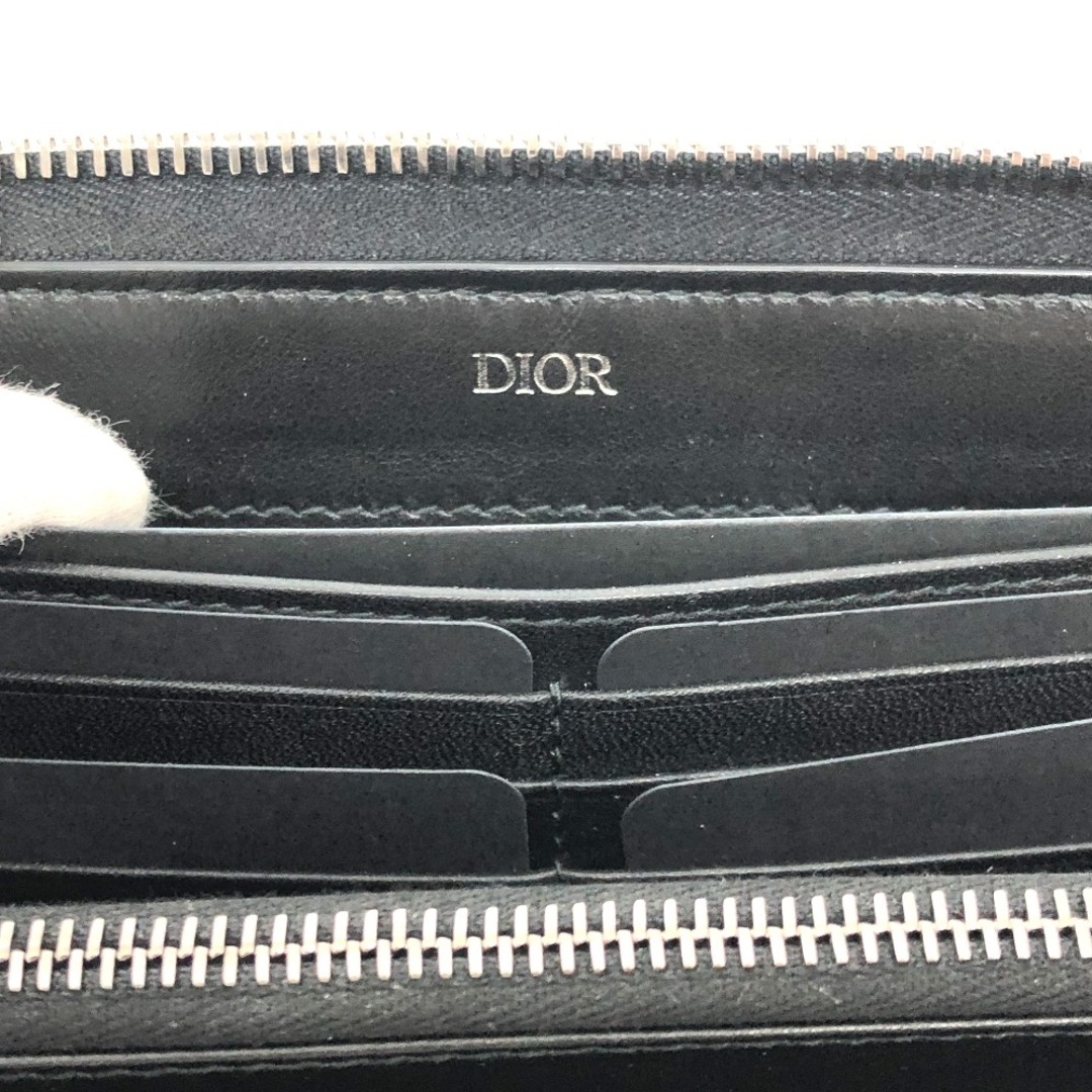 Dior - ディオール Dior ラウンドファスナー トロッター オブリーク 長