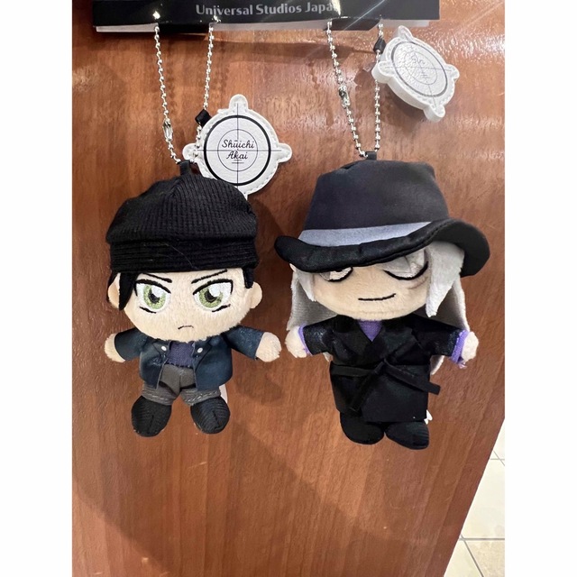 ユニバーサルスタジオジャパン コナン ぬいぐるみ ジン ウォッカ ベルモット ユニバーサルスタジオジャパン コナン ぬいぐるみ ジン ウォッカ ベルモット