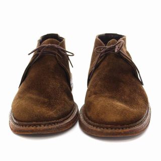 ALDEN 1492 レイドンラスト チャッカブーツ スエード 7.5 茶