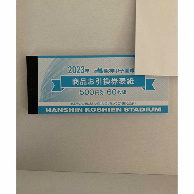 阪神タイガース 2023 阪神甲子園球場 商品お引換券 30000円分 - その他