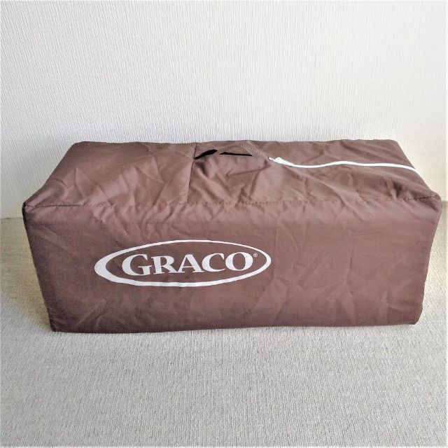 Graco グレコ プレイヤード ベビーベッド 折りたたみ キャスター付き キッズ/ベビー/マタニティの寝具/家具(ベビーベッド)の商品写真