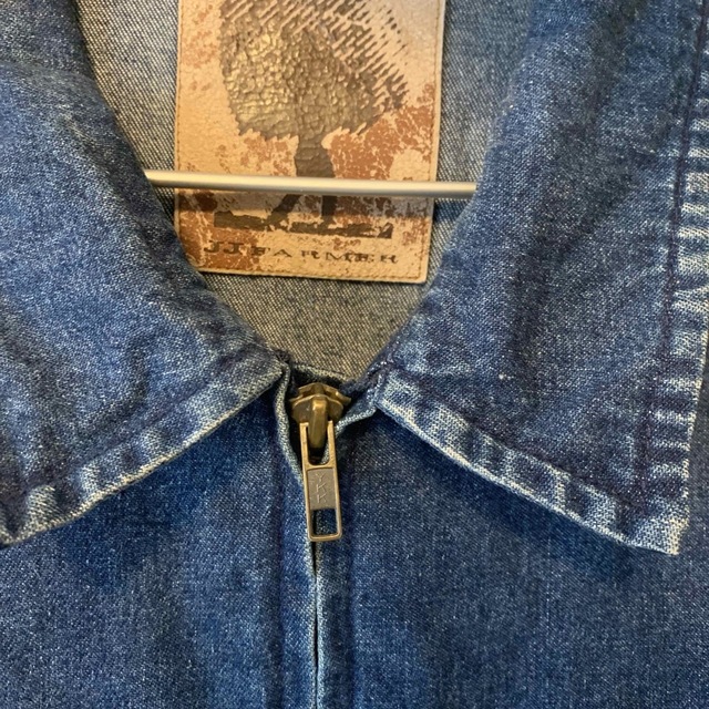 デニムブルゾン 古着 メンズのジャケット/アウター(Gジャン/デニムジャケット)の商品写真