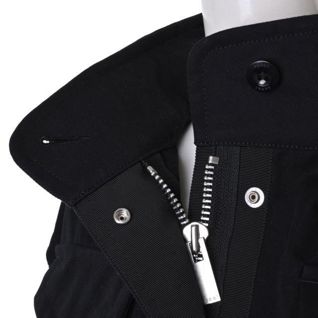 Sacai 再構築 ドッキング ミリタリー ジャケット Sacai 再構築 ドッキング ミリタリー ジャケット