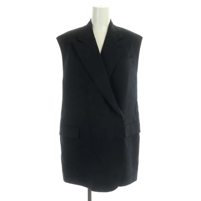ドゥロワー Peak Lapel Gillet ジレ ベスト 前開き ミドル丈 全ての