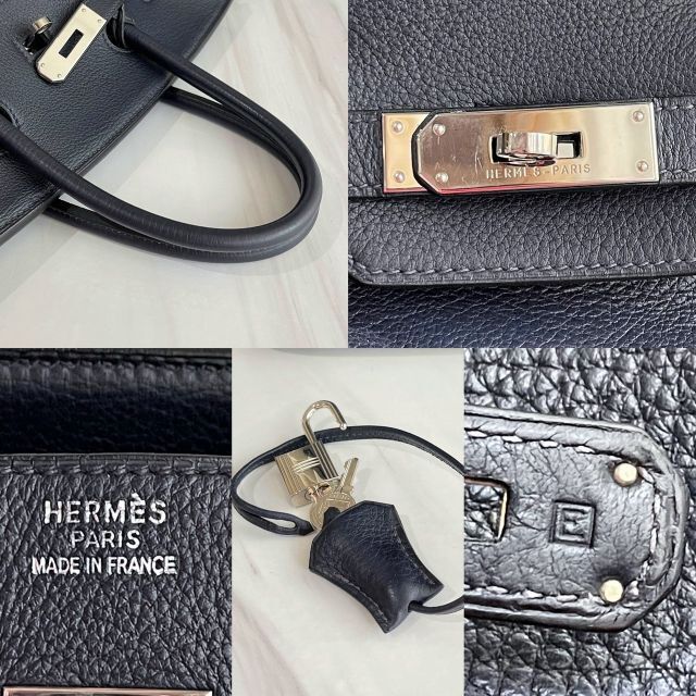 Hermes(エルメス)の美品☆　エルメス　バーキン35　トリヨン　ブルーインディゴ　□E刻印 レディースのバッグ(ハンドバッグ)の商品写真