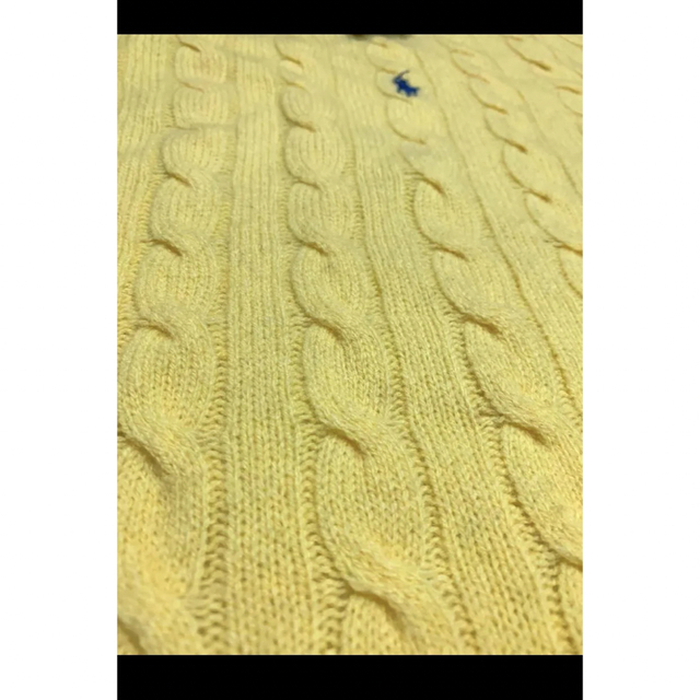 Ralph Lauren(ラルフローレン)の【新品】 ラルフローレン カシミヤ ウール ケーブル ニット セーター 1031 メンズのトップス(ニット/セーター)の商品写真