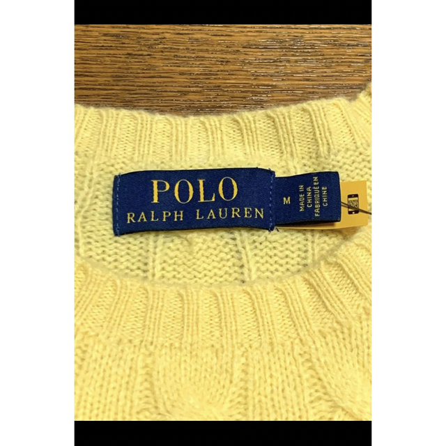 Ralph Lauren(ラルフローレン)の【新品】 ラルフローレン カシミヤ ウール ケーブル ニット セーター 1031 メンズのトップス(ニット/セーター)の商品写真