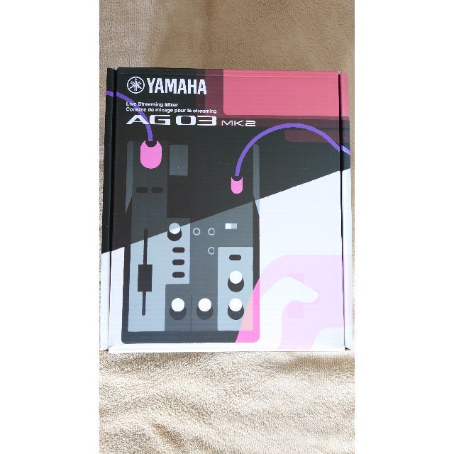 ☆新品☆ヤマハ YAMAHA オーディオインターフェイス AG03MK2B 黒