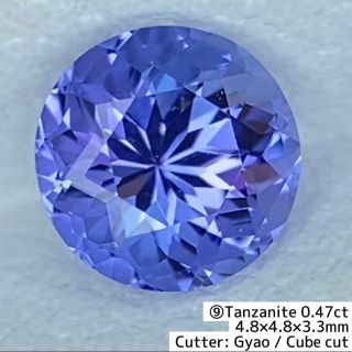 タンザナイト 0.47ct ラウンド・キューブカットをGTJプチプラ大作戦❗️⑼(その他)