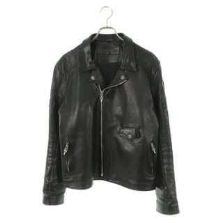 クロムハーツ(Chrome Hearts)のクロムハーツ  CRETIN LTHR/クリティンレザー キルティングデザインホースレザージャケット メンズ L(レザージャケット)