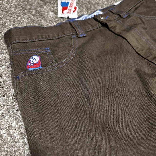 POLAR SKATE CO.(ポーラースケートカンパニー)のPOLAR SKATE CO. BIG BOY JEANS BROWN BLUE メンズのパンツ(デニム/ジーンズ)の商品写真