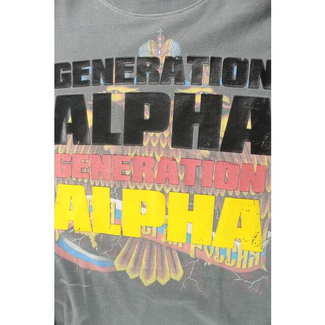 ヴェトモン 18AW Generation Alpha Tee UAH19TR321 ジェネレーションアルファプリントTシャツ メンズ XS