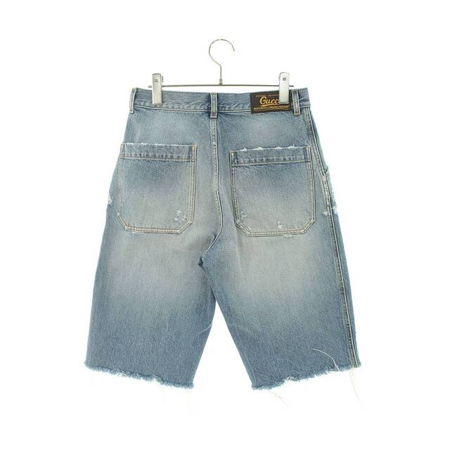 GUCCI - グッチ 631181 XDBEU ダメージ加工デニムハーフパンツ GUCCI - グッチ 631181 XDBEU ダメージ加工デニムハーフパンツ