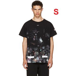 Tシャツ/カットソー(半袖/袖なし)OFF-WHITE Galaxy Brushed Tee