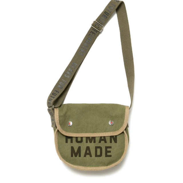 HUMAN MADE(ヒューマンメイド)の国内正規品　HUMAN MADE Tool Bag Small オリーブ メンズのバッグ(ショルダーバッグ)の商品写真