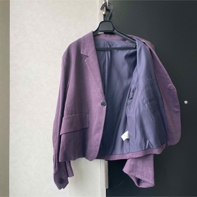 URU - URU 17SS リネンキュプラセットアップ ジャケットセットアップの
