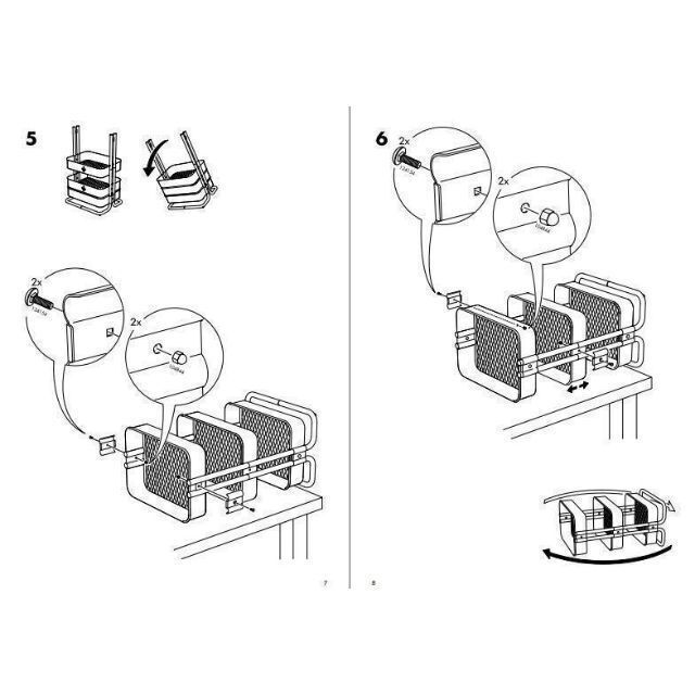 【２台】イケア　ＩＫＥＡ　ワゴン　RÅSKOG ロースコグ　新品 7