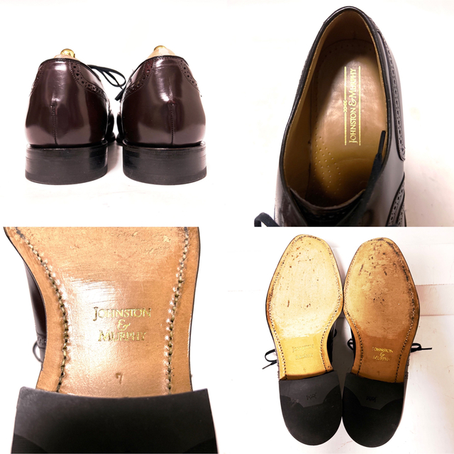 81.JOHNSTON&MURPHY 海外製 ウィングチップ UK7- 81.JOHNSTON&MURPHY 海外製 ウィングチップ UK7-