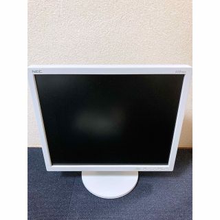 エヌイーシー(NEC)の【美品　NEC製19型モニタLCD192V】付属ケーブル付き(ディスプレイ)