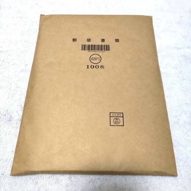 【匿名配送】ミニレター 郵便書簡 63円 100枚セット 未開封品