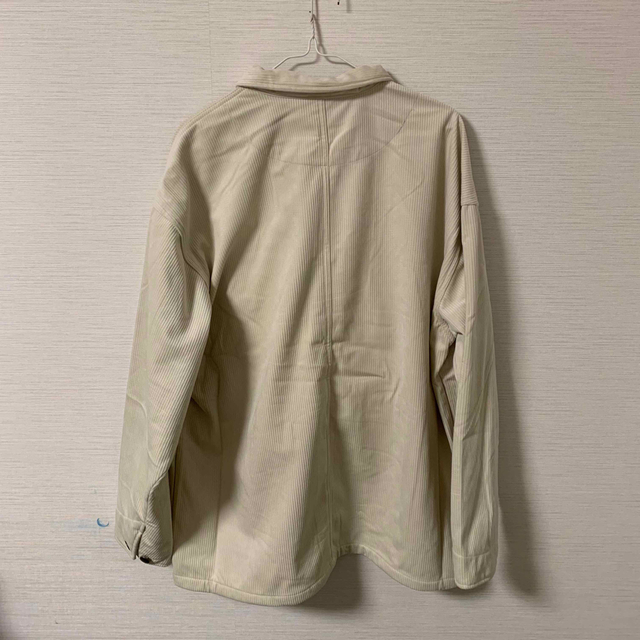ワークマン　ウォームシールドフリースカバーオール　オフホワイトL メンズのジャケット/アウター(ノーカラージャケット)の商品写真