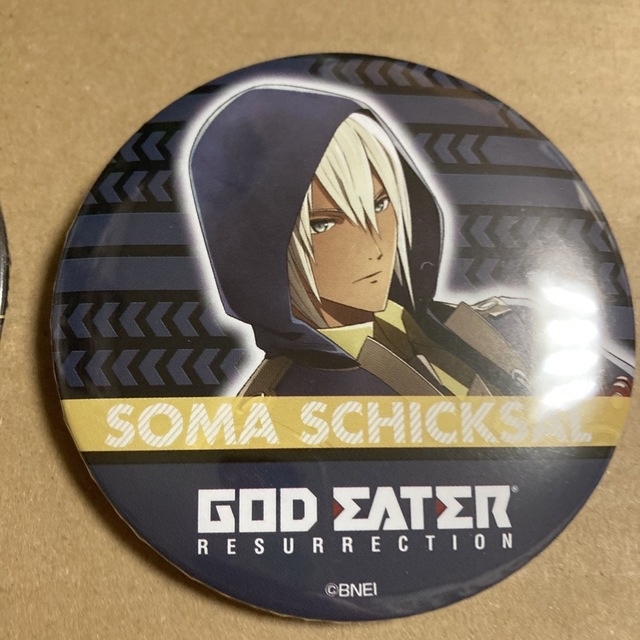 ゴッドイーター GOD EATER ソーマ キーホルダー 缶バッジ 非売品