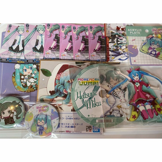 初音ミク　グッズ　セット　ボカロ　VOCALOID ボーカロイド　プロセカ エンタメ/ホビーのCD(ボーカロイド)の商品写真