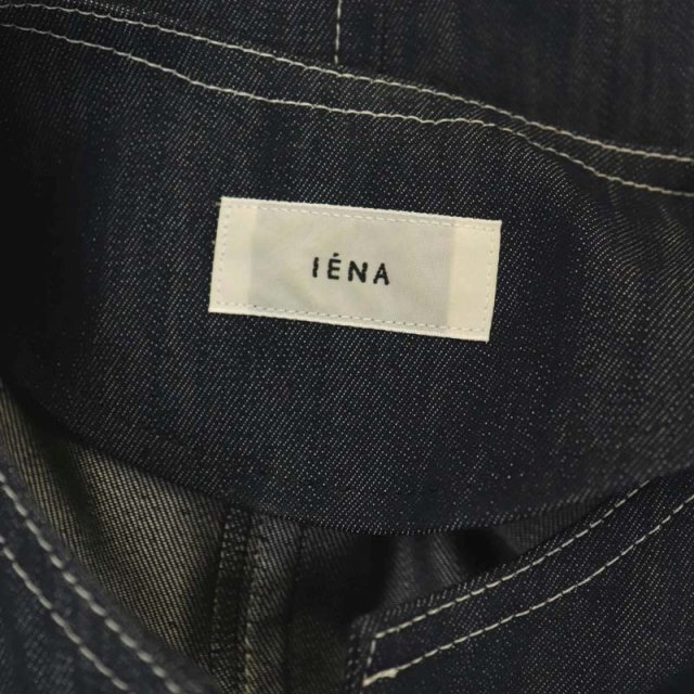 IENA(イエナ)のイエナ 21AW C/ACE BLUE フォルムワンピース デニム調 38 青 レディースのワンピース(ロングワンピース/マキシワンピース)の商品写真