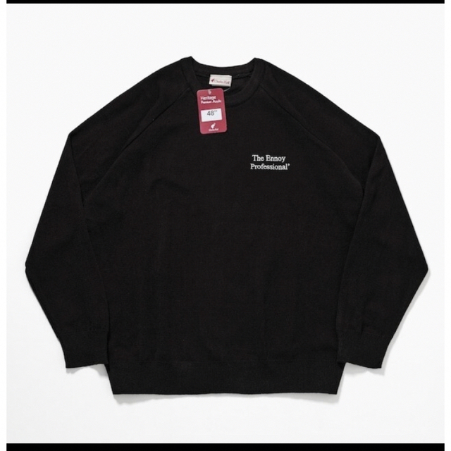 ennoy ROUND NECK PULLOVER BLACK Lのサムネイル