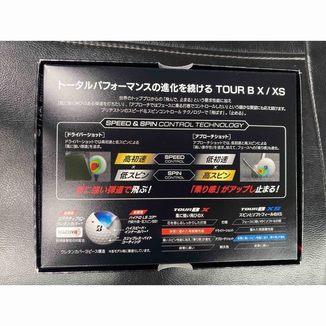 BRIDGESTONE(ブリヂストン)の【新品、未使用】TOURB X ゴルフボール チケットのスポーツ(ゴルフ)の商品写真