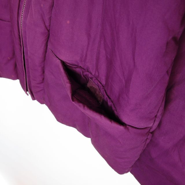 L.L.Bean(エルエルビーン)のLLBean 裏地フリース ナイロンジャケット 紫×赤 ツートン レディース レディースのジャケット/アウター(ナイロンジャケット)の商品写真