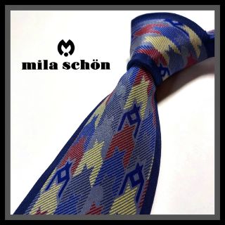 ミラショーン(mila schon)の21【mila schon】ミラショーン ネクタイ  紺×青×赤×黄(ネクタイ)