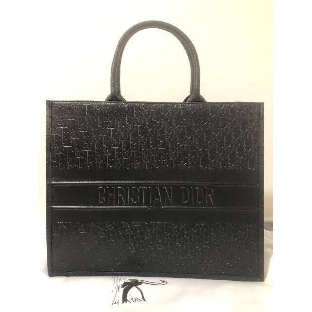 Christian Dior - 希少 Dior ディオール ブックトート レザー