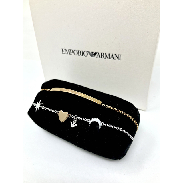 新品　EMPORIO ARMANI ピアス、ブレスレット　セット