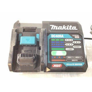 ☆比較的綺麗 バッテリ+充電器セット☆makita マキタ 40Vmax 2.5Ah 純正 リチウムイオンバッテリー BL4025 急速充電器 DC40RA 80483