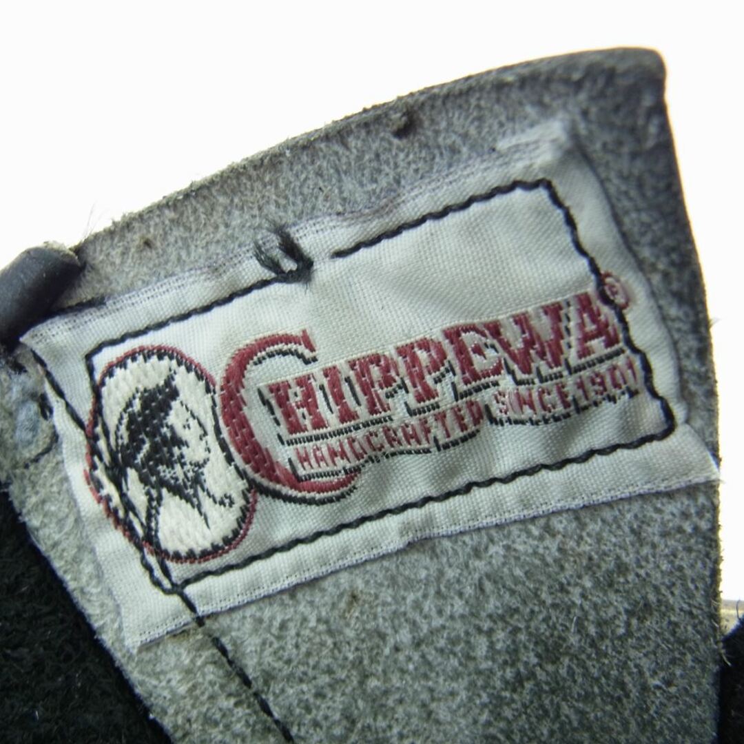 CHIPPEWA(チペワ)のChippewa チペワ ブーツ SHORT ENGINEER BOOTS ショート エンジニア ブーツ ブラック系【中古】 メンズの靴/シューズ(ブーツ)の商品写真