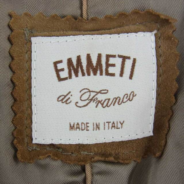 エンメティ EMMETI レザージャケット GOAT SKIN SUEDE JACKE エンメティ EMMETI レザージャケット GOAT SKIN SUEDE JACKE