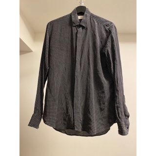 サンローラン(Saint Laurent)のsaintlaurent サンローラン　クラシック シャツ（ドットシルク）(シャツ)