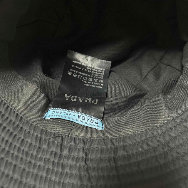 【NEW限定品】 PRADA プラダ バケットハット ノベルティ ブラック